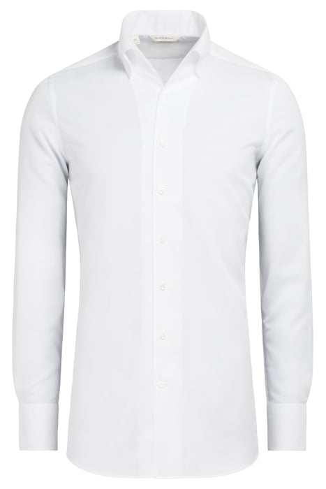 WHITE ONE PIECE COLLAR EXTRA SLIM FIT SHIRT 4