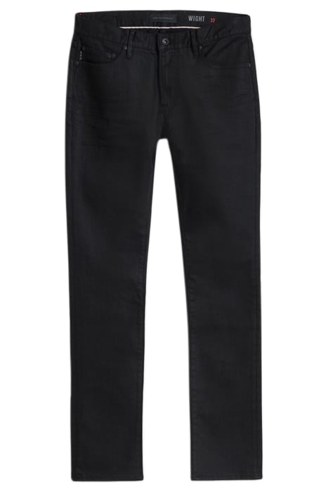 WIGHT COATED STRETCH JEAN JET BLACK 1