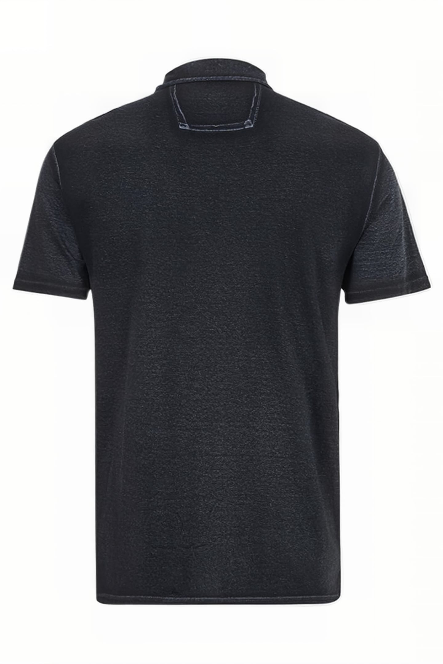 SOFT COLLAR PIGMENT RUB PEACE POLO MARINE 2