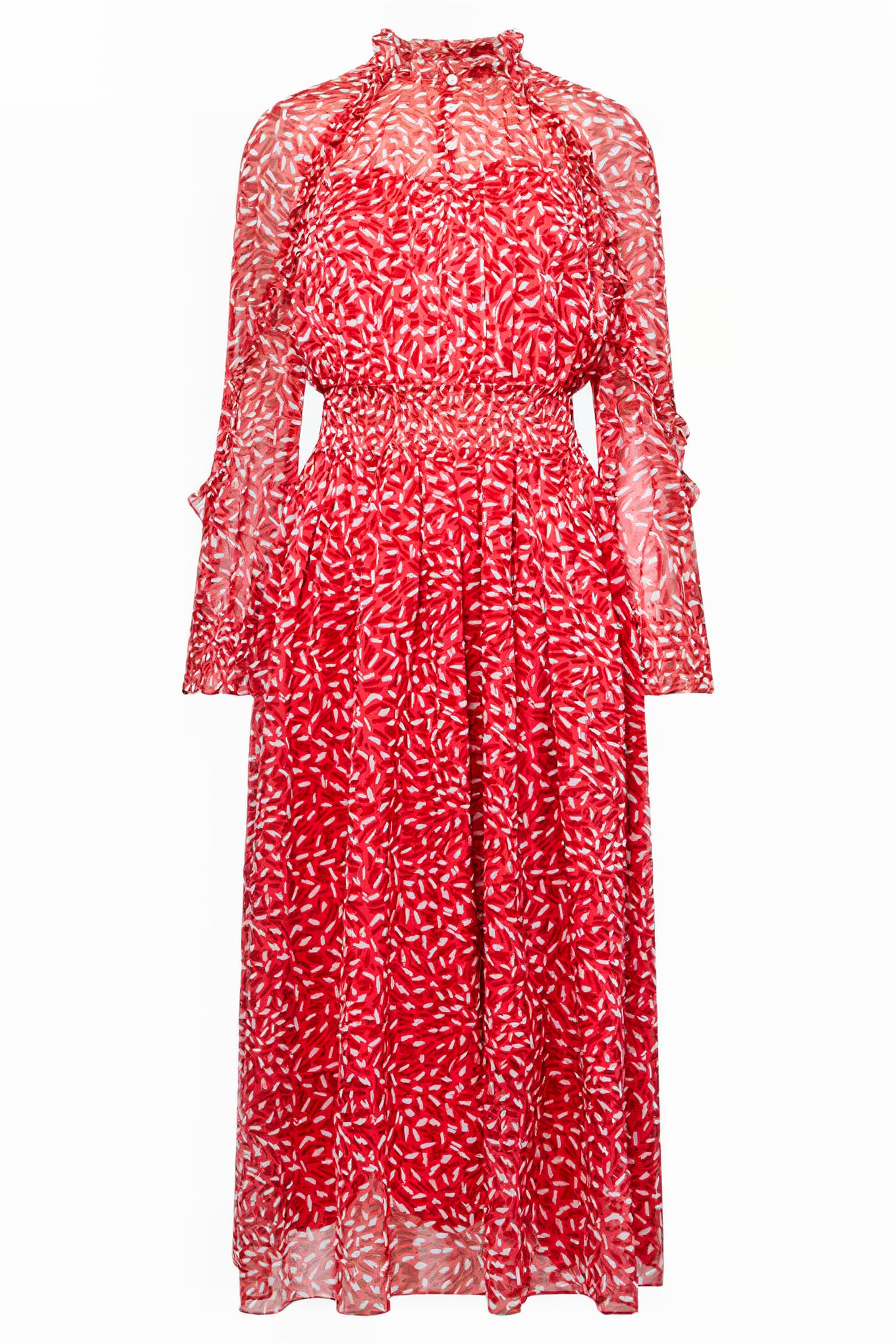 BILLI RECYCLED HALLIE DRESS RED 3
