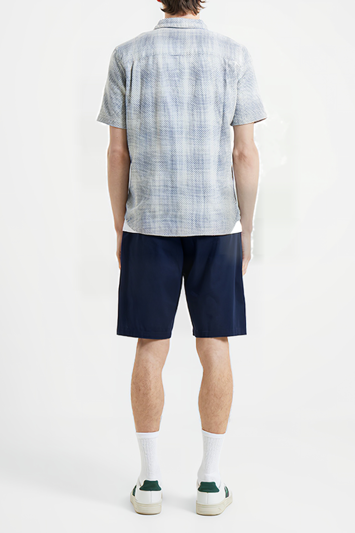 BERROW DOBBY COTTON SHIRT WHITE 2