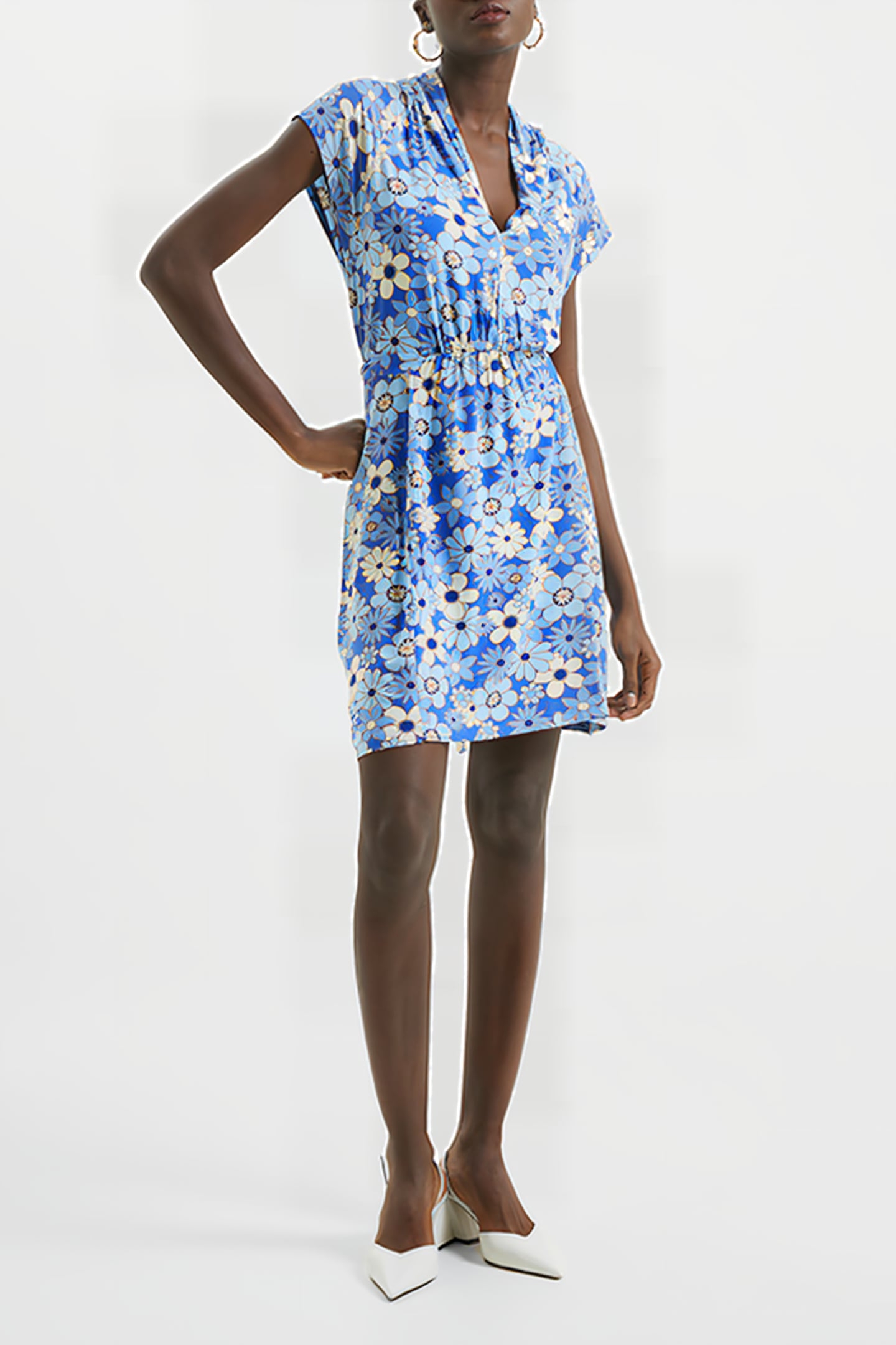 VEE SLEEVELESS S ROYAL 1