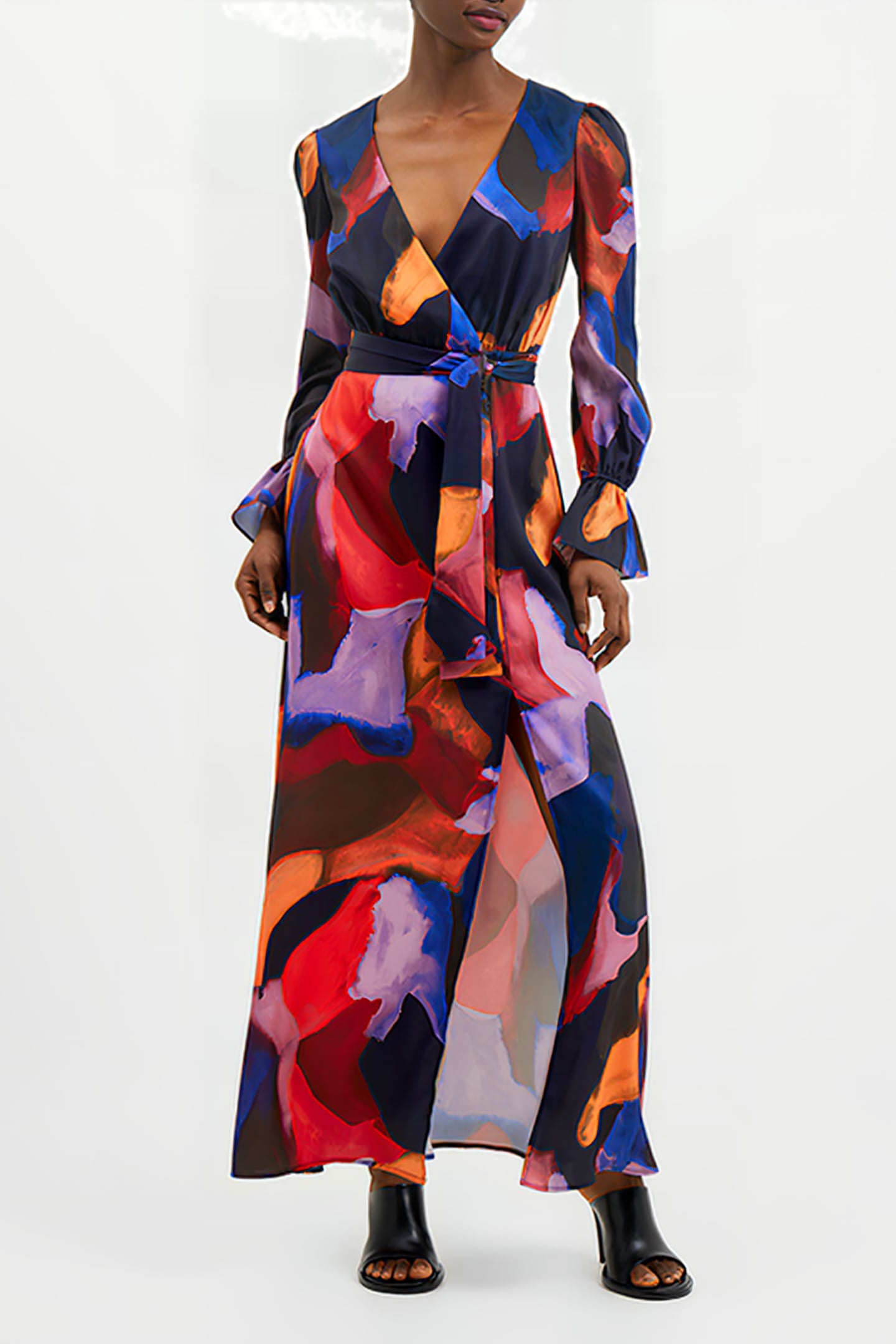 ISADORA DRAPE L/S MAXI DRESS MISC. 1