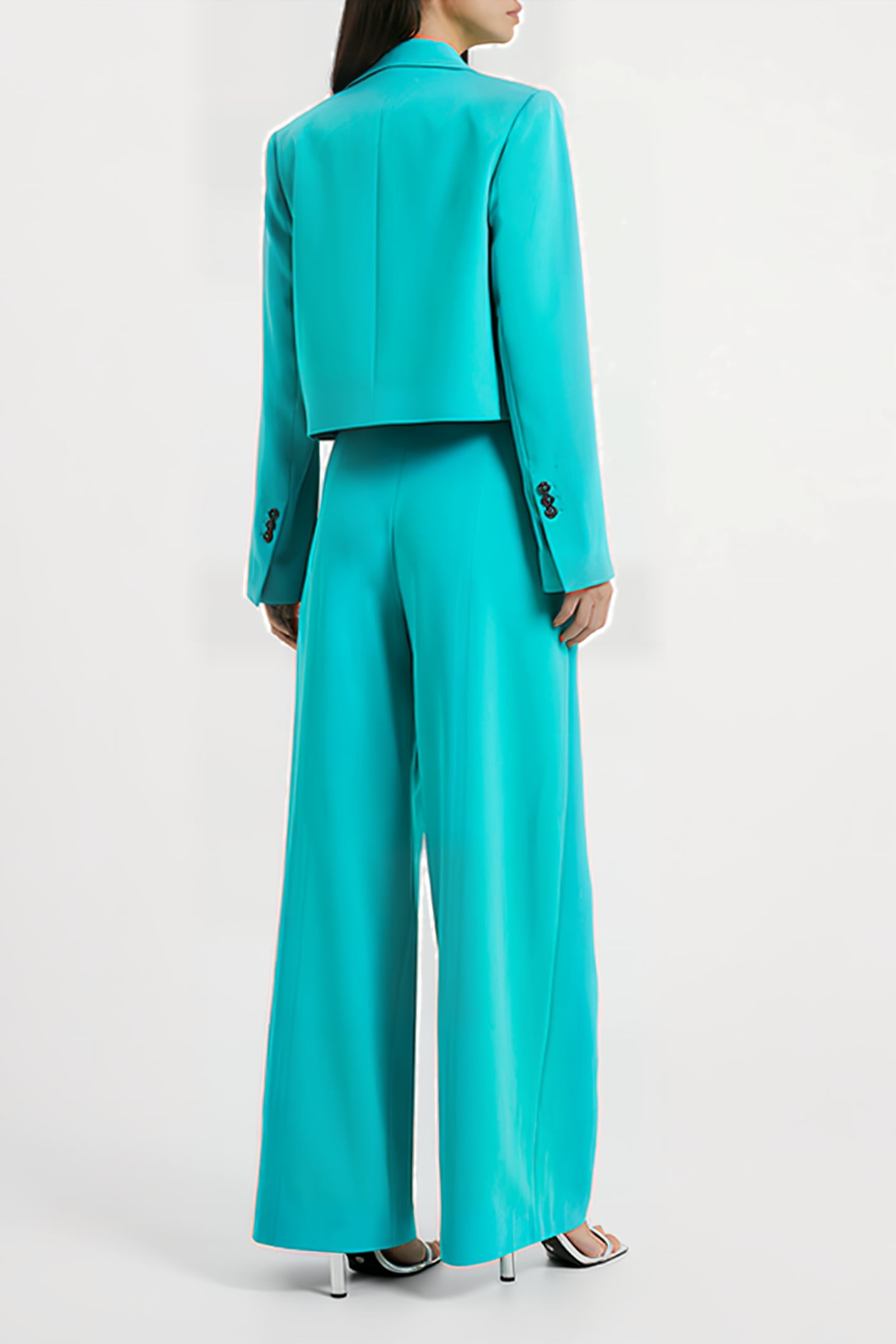 ECHO CREPE BLAZER GREEN 3