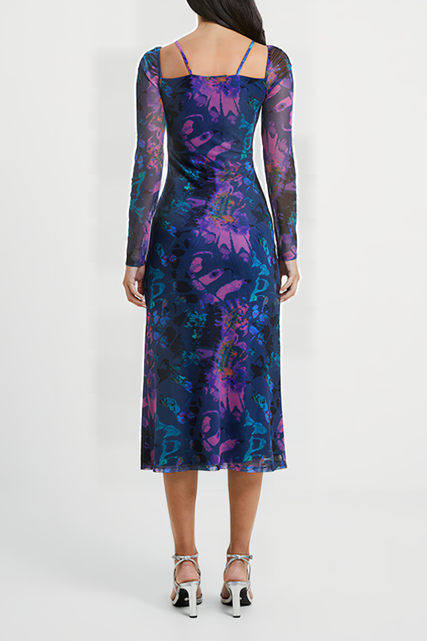 TONI MESH GABRIELA DRESS BLUE 2