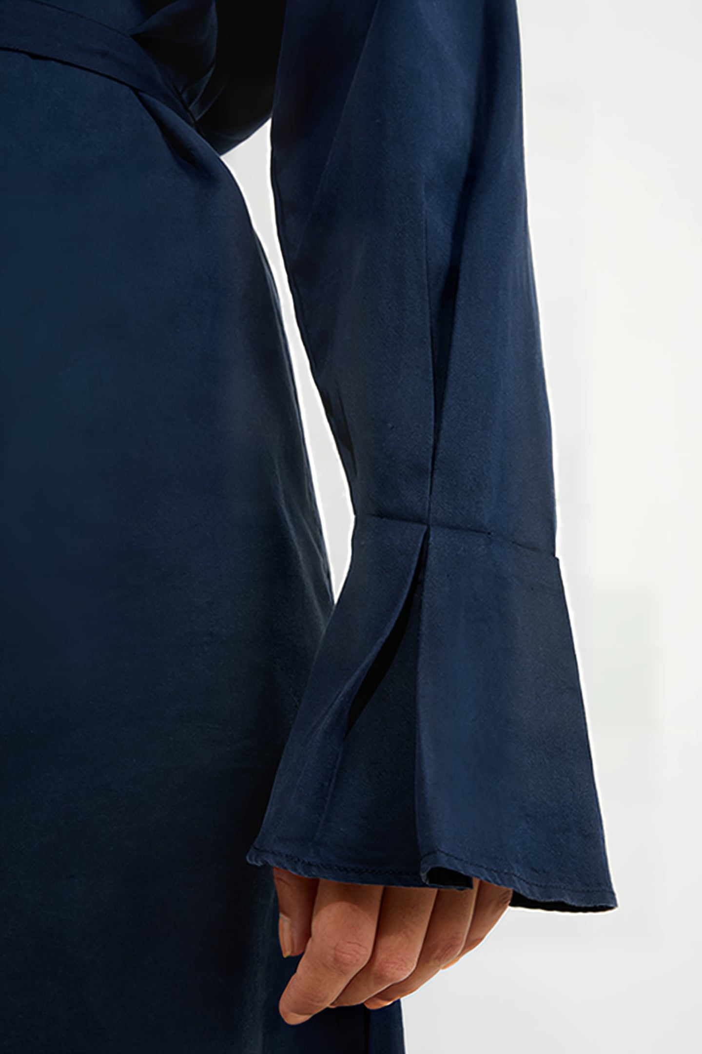 ANDREA LYOCELL LS SHIRT DRESS BLUE 4