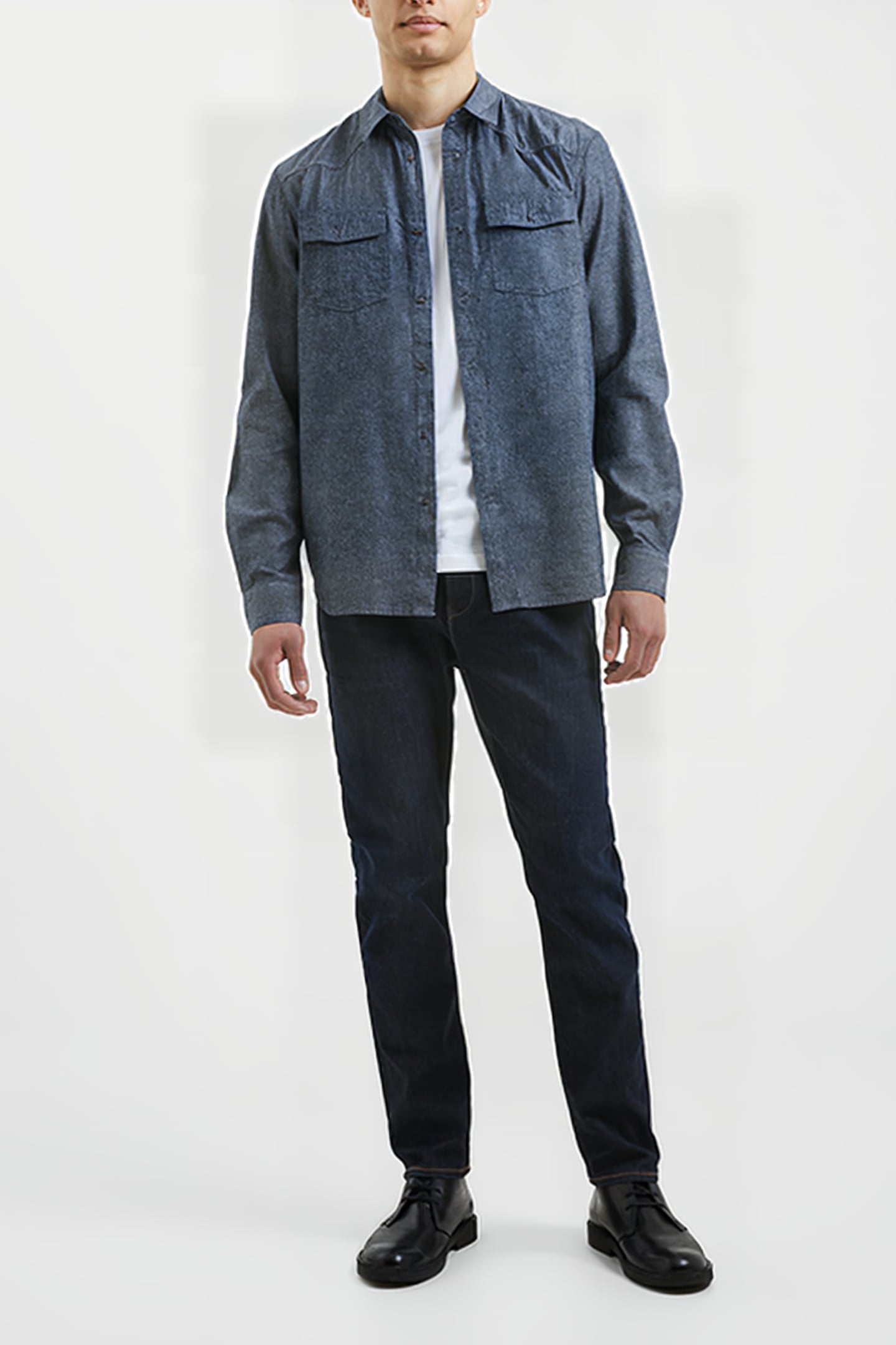 DENIM WESTERN SHIRT BLUE 4