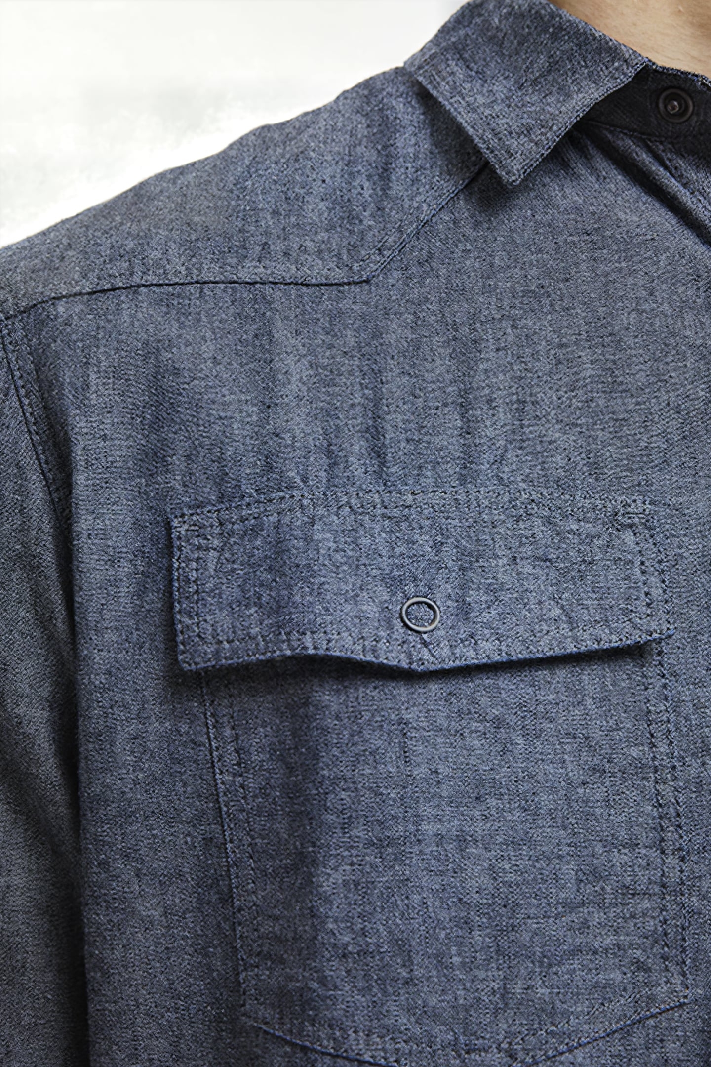 DENIM WESTERN SHIRT BLUE 7