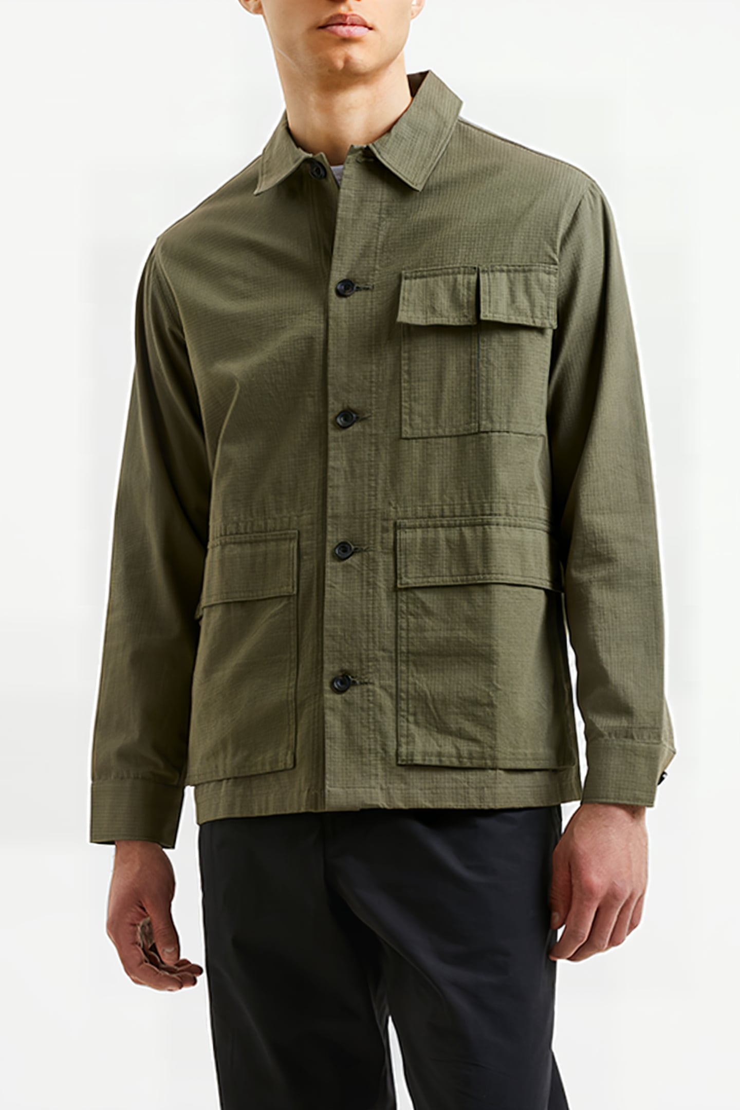 MILITARY OVERSHIRT GREEN 1