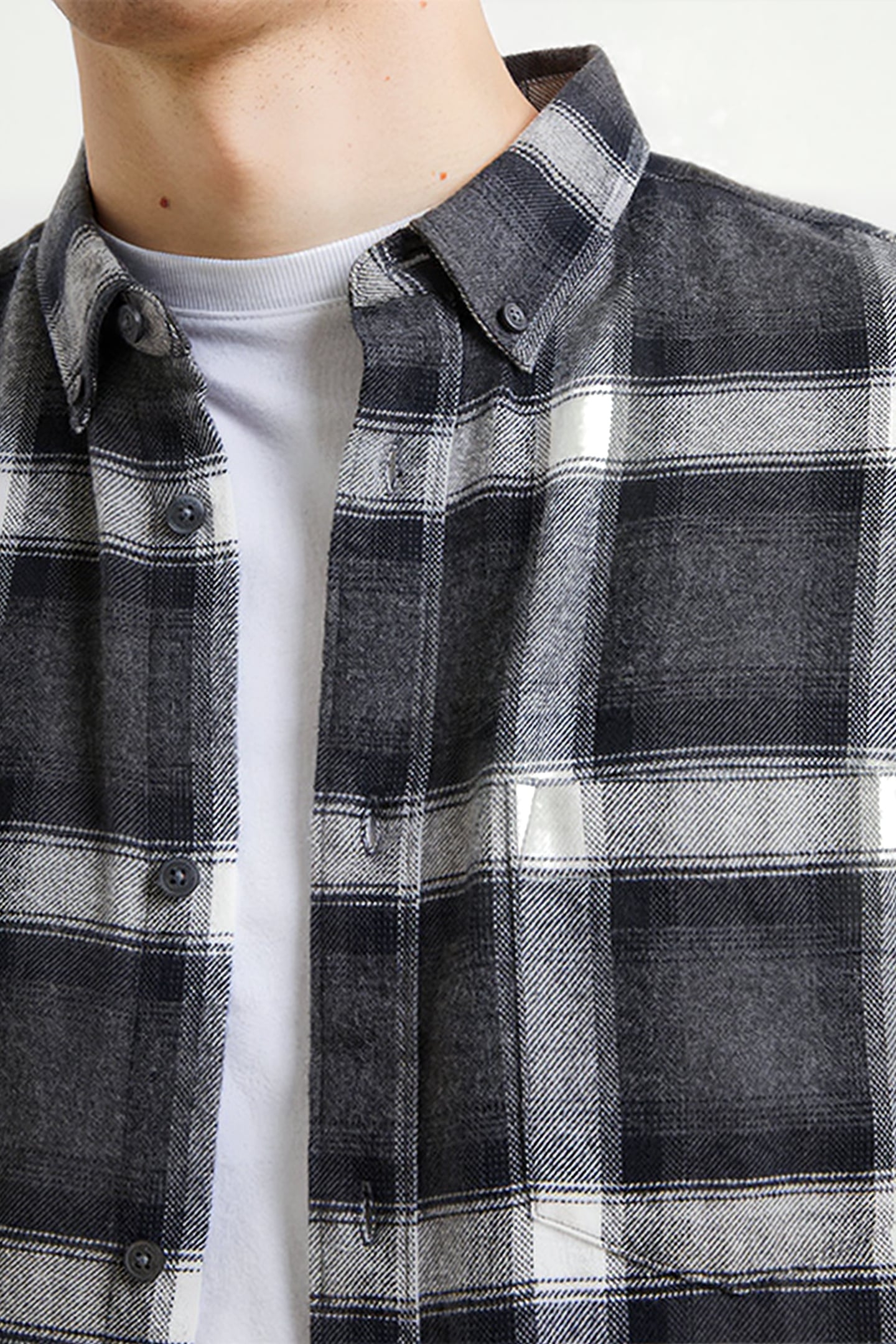 CHECKED FLANNEL BLACK 4