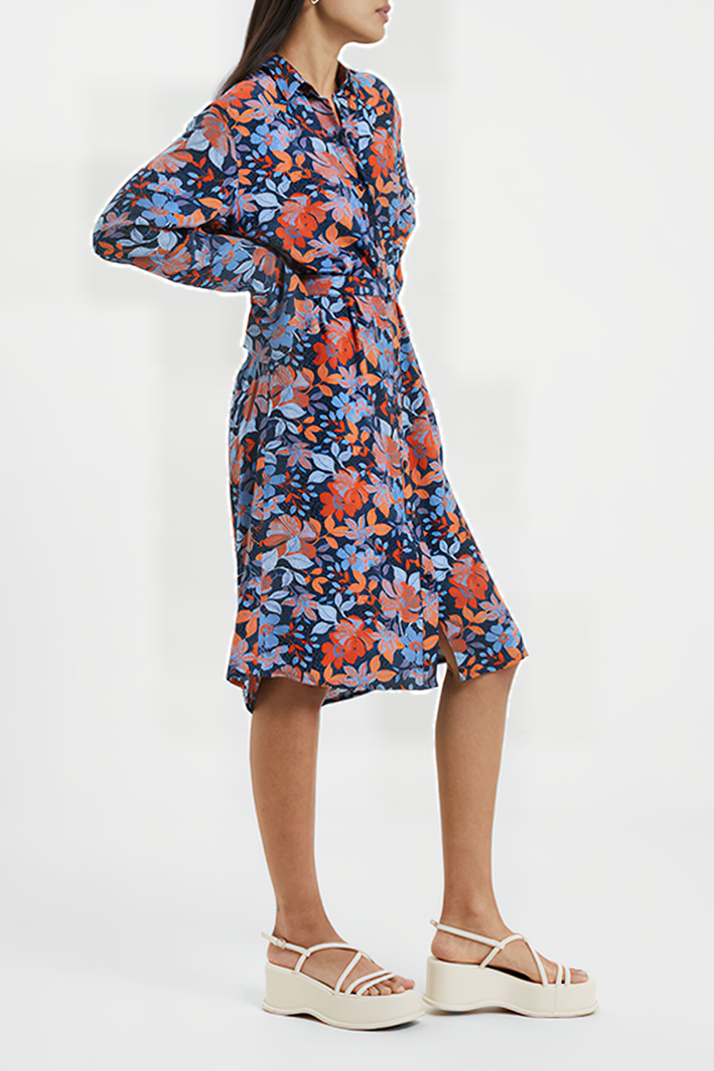 ADALINA SHIRT DRESS BLUE 4