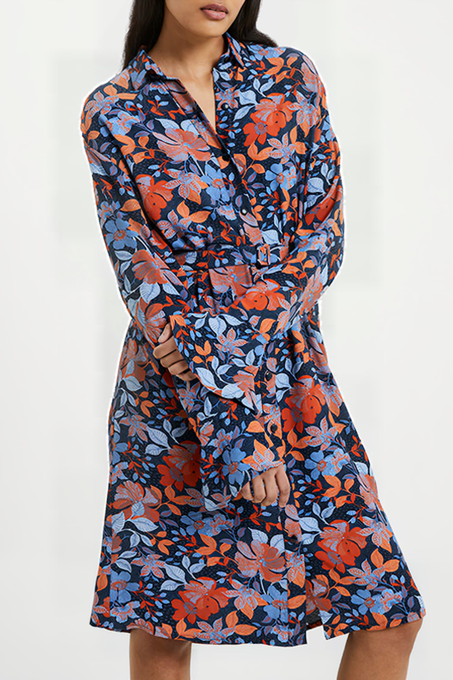 ADALINA SHIRT DRESS BLUE 1