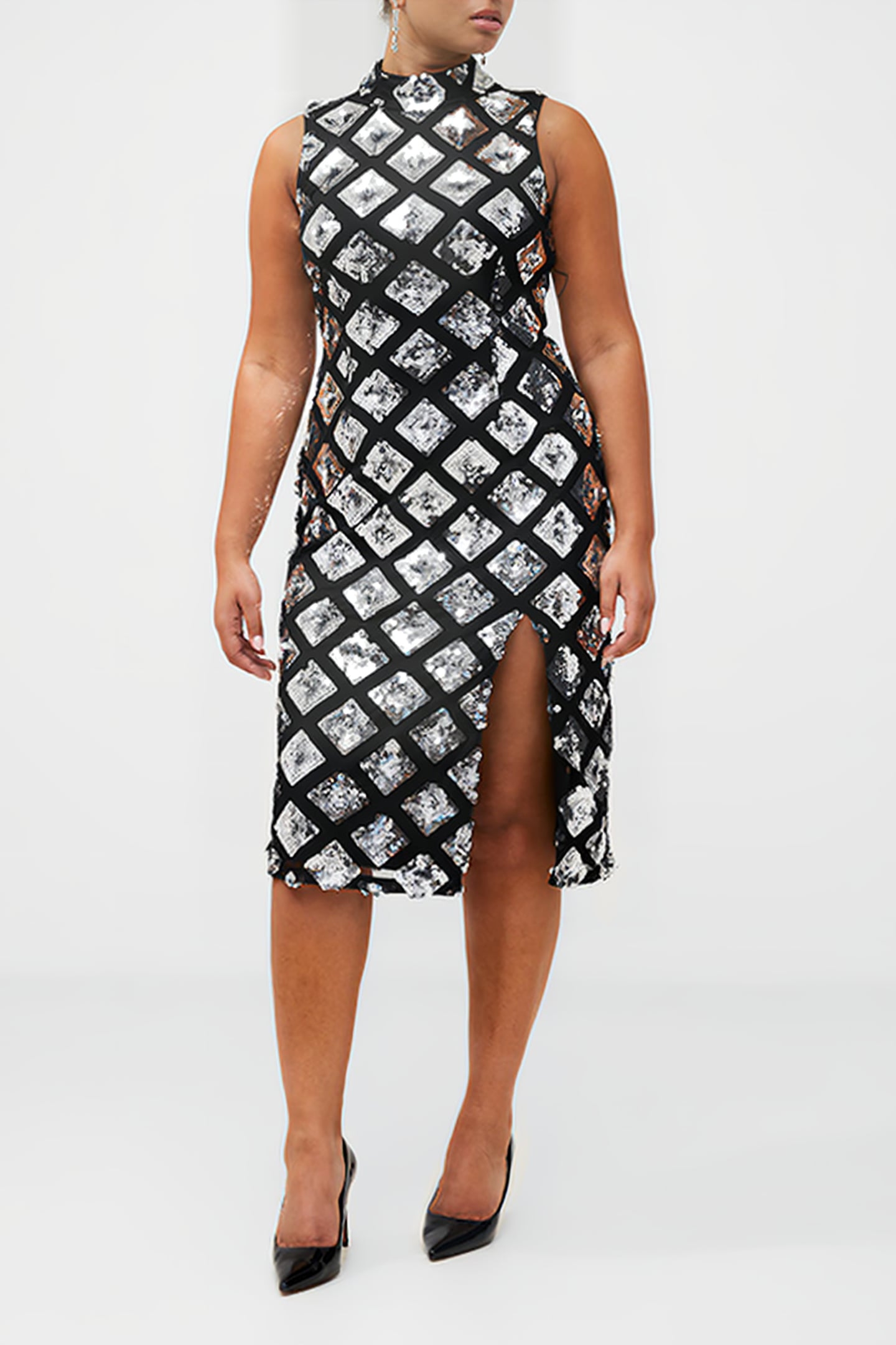 AXEL EMBELLISHED DRESS BLACK 1