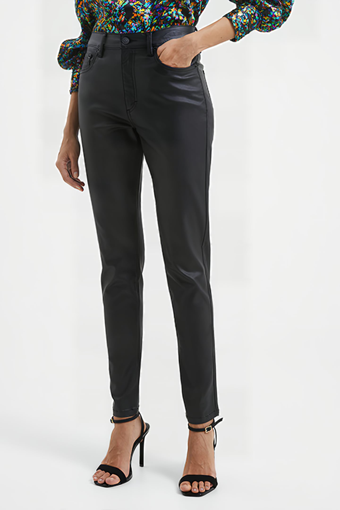 GLOSS STRAIGHT LEG JEAN BLACK 1