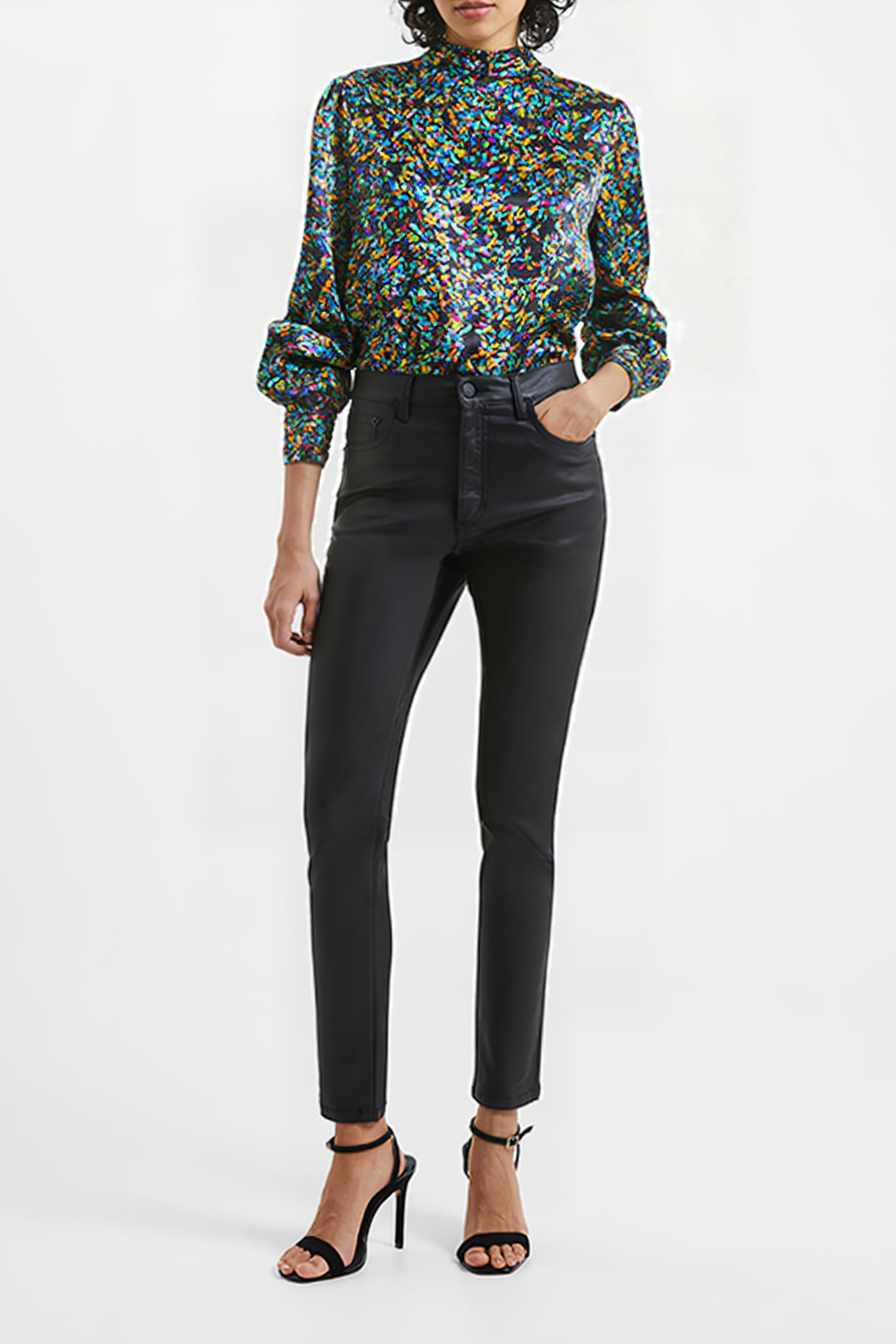 GLOSS STRAIGHT LEG JEAN BLACK 2