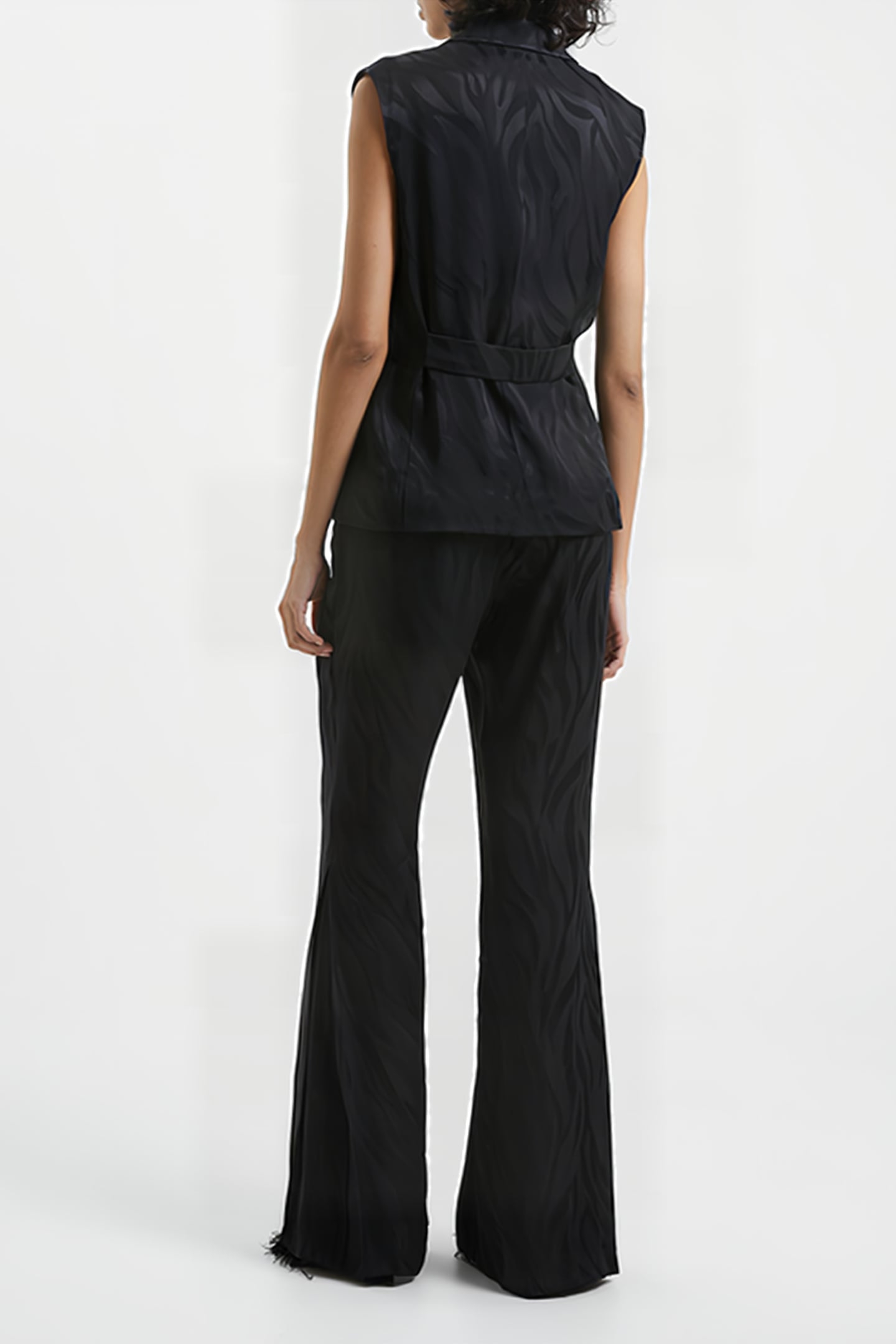 ABA SATIN TROUSER BLACK 3