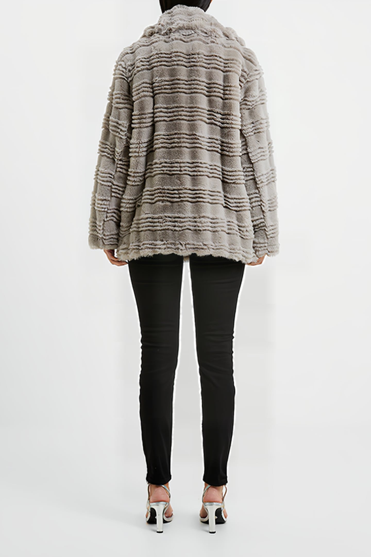 DARYN FAUX FUR COAT BLACK 3