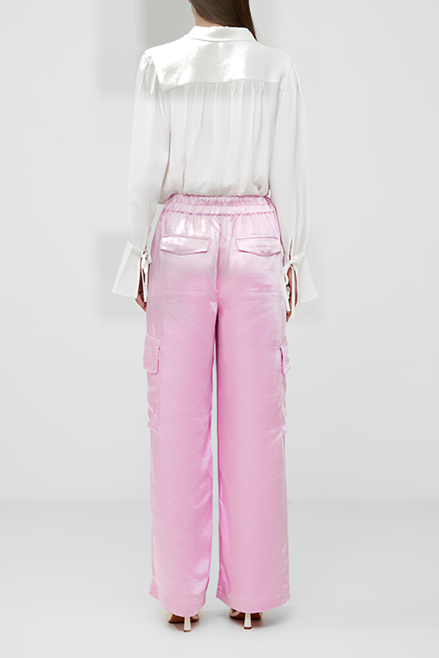 CHLOETTA CARGO TROUSER RED 2