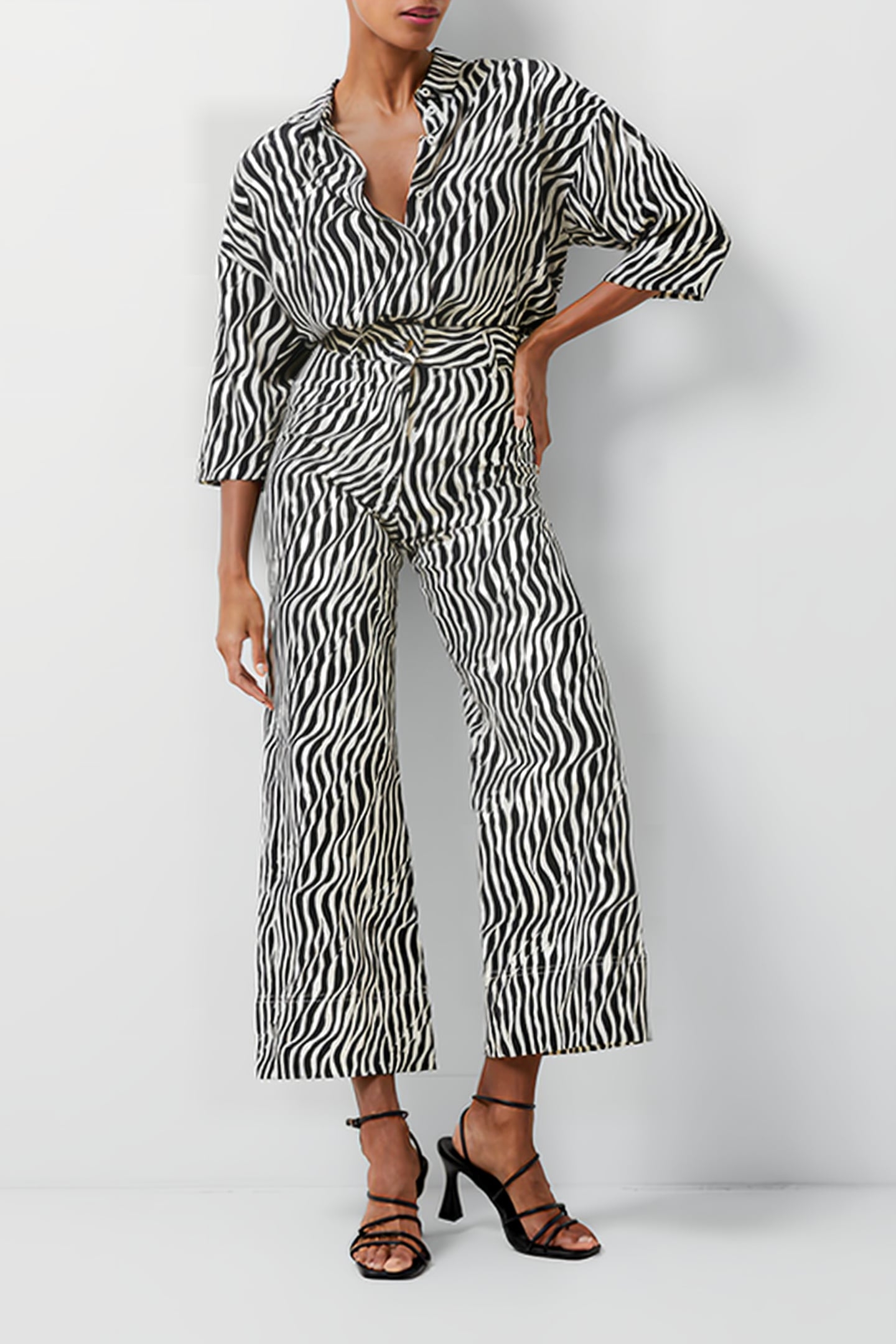 SEINE ATENA TWILL TROUSERS BLACK 2