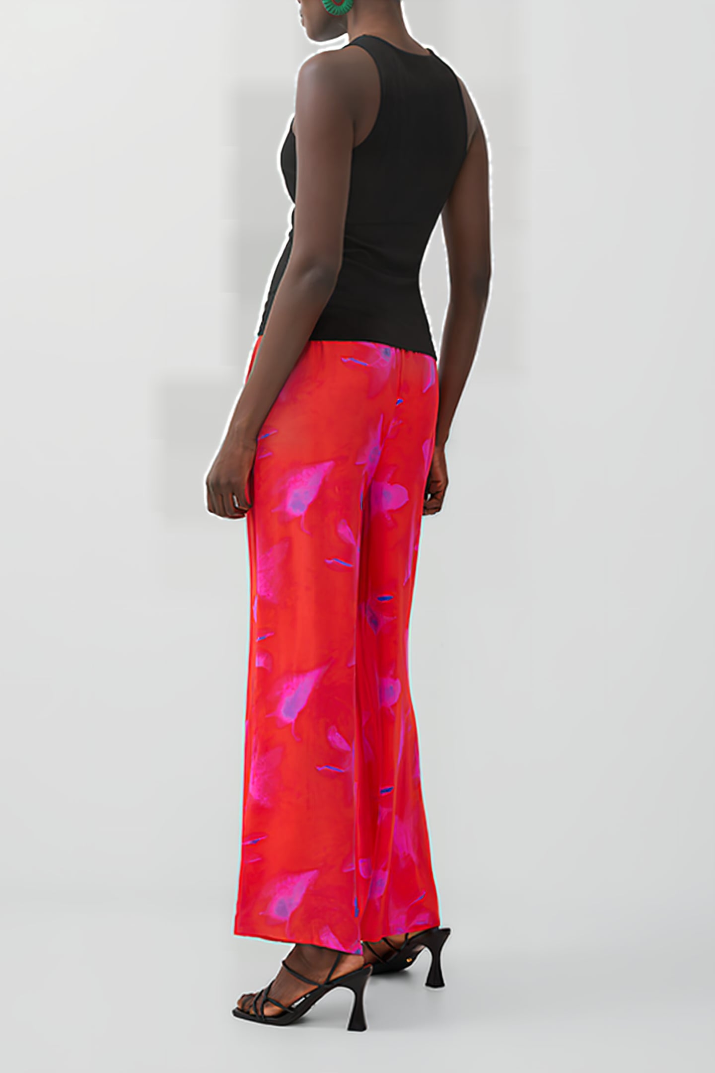 CHRISTY DELPHINE TROUSER RED 2