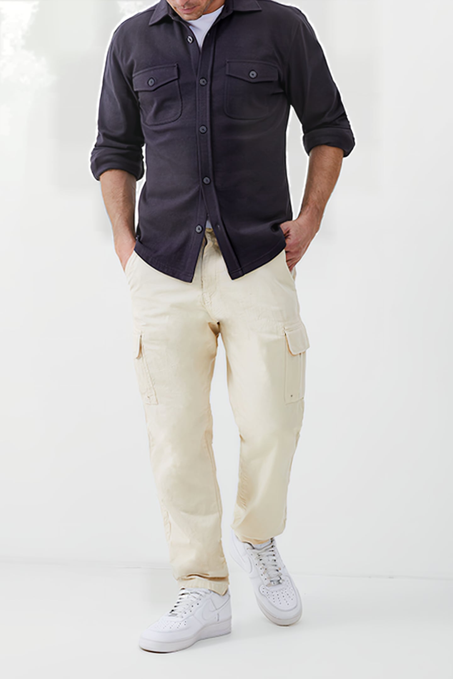 RIPSTOP CARGO TROUSERS BROWN 4