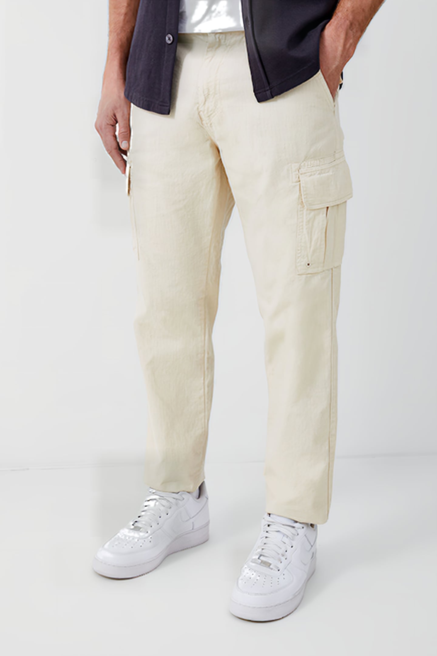 RIPSTOP CARGO TROUSERS BROWN 1