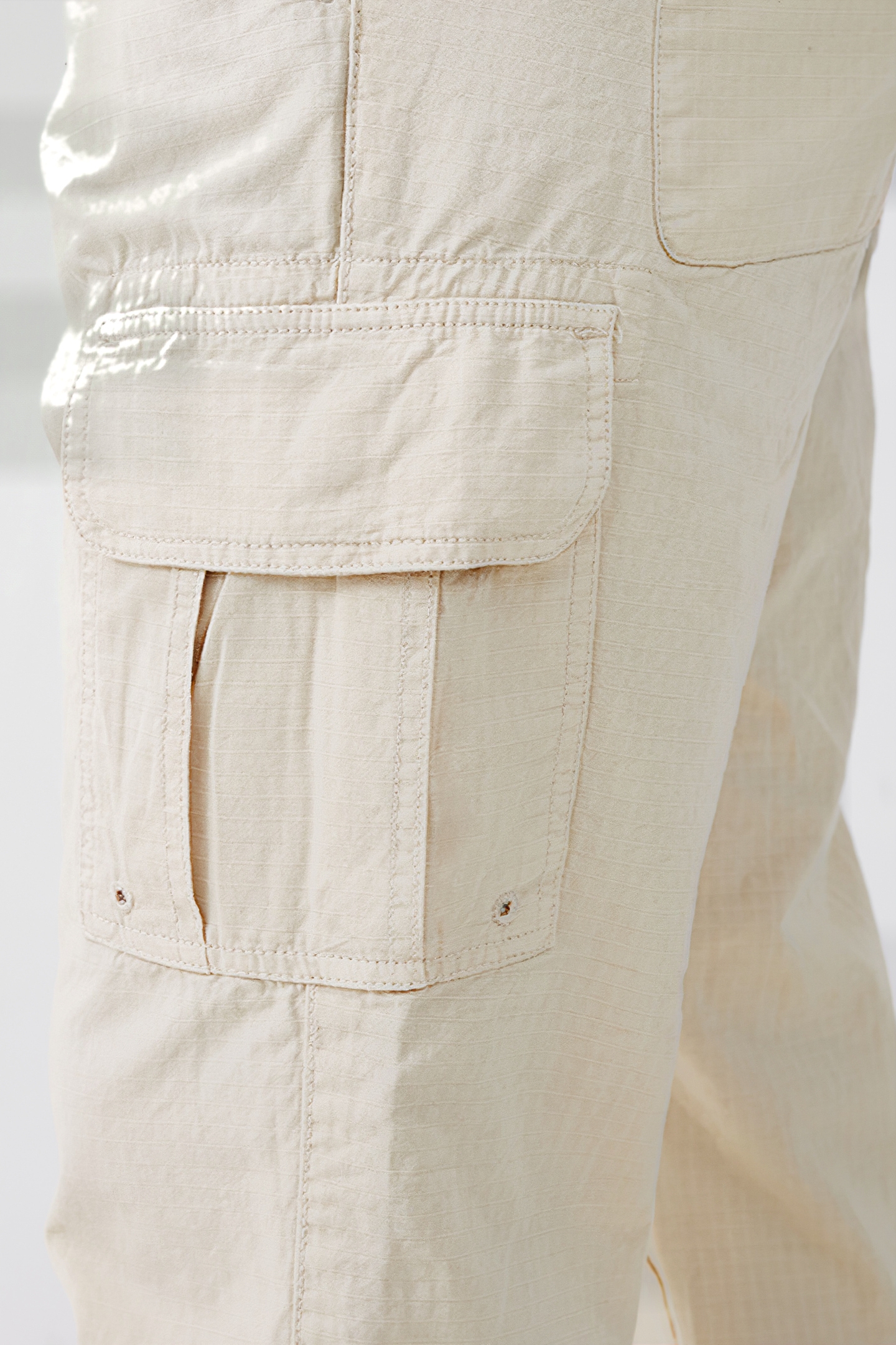 RIPSTOP CARGO TROUSERS BROWN 5