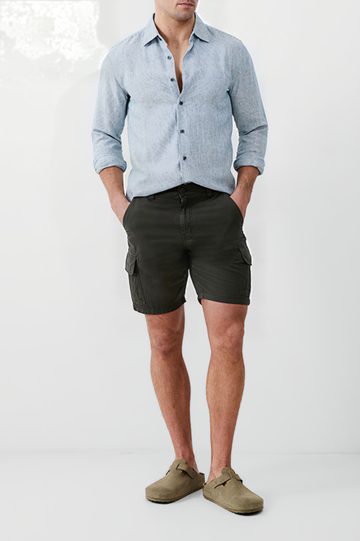 RIPSTOP CARGO SHORTS GREEN 2