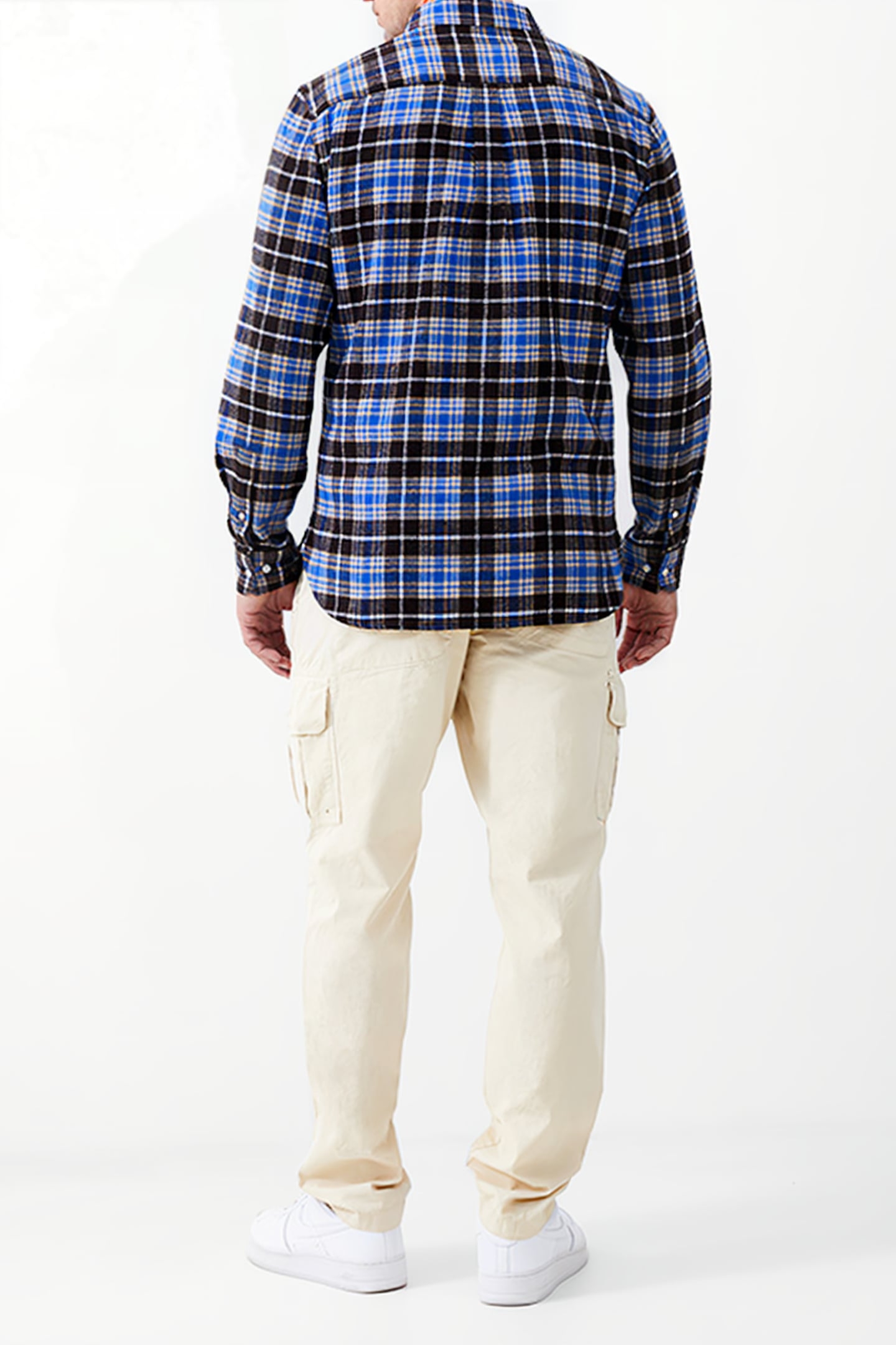 FLANNEL REGULAR FIT SHIRT ZERM BLUE 3