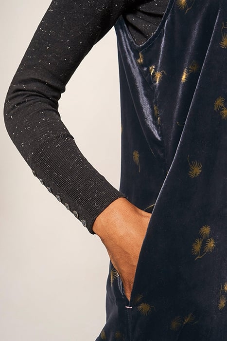 BELLE VELVET JUMPSUIT BLACK 3