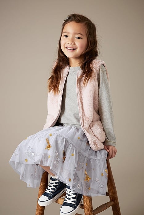 FUR GILET LIGHT PINK 3