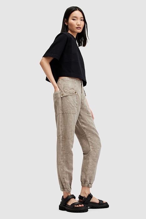VAL TROUSER TAUPE BROWN 6