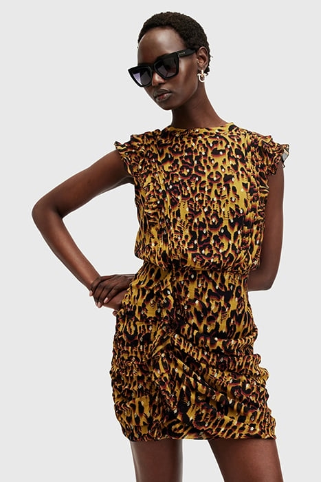 HALI DRESS TERESA DEEP YELLOW 1