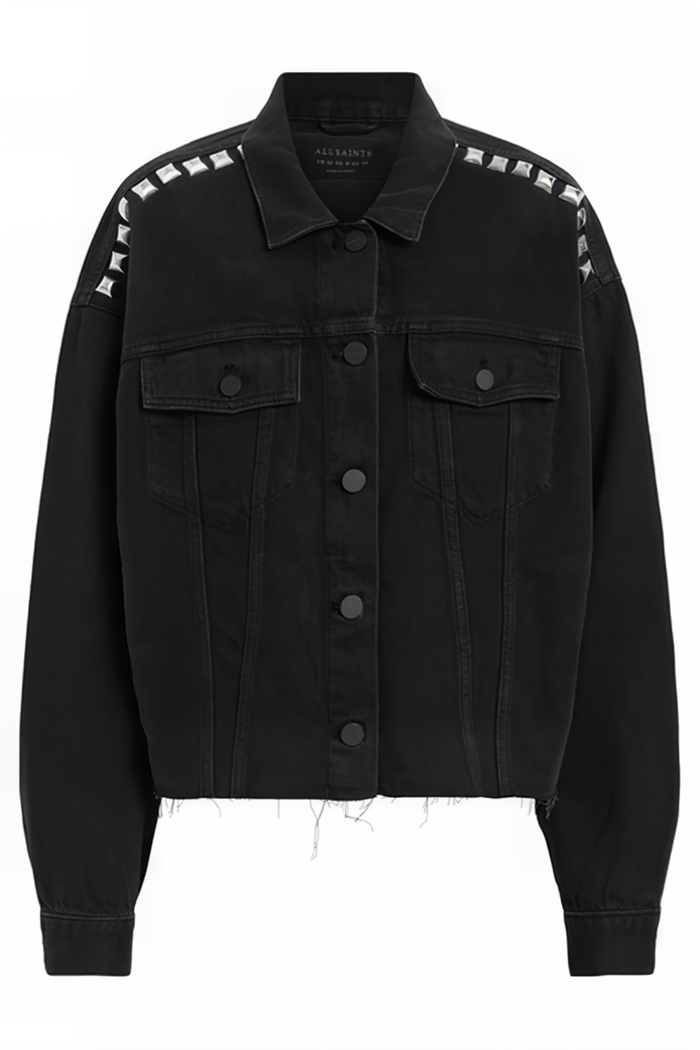 PIPER STUD SHACKET BLACK 4
