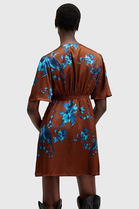 TIAN IONA DRESS RUST RED 2