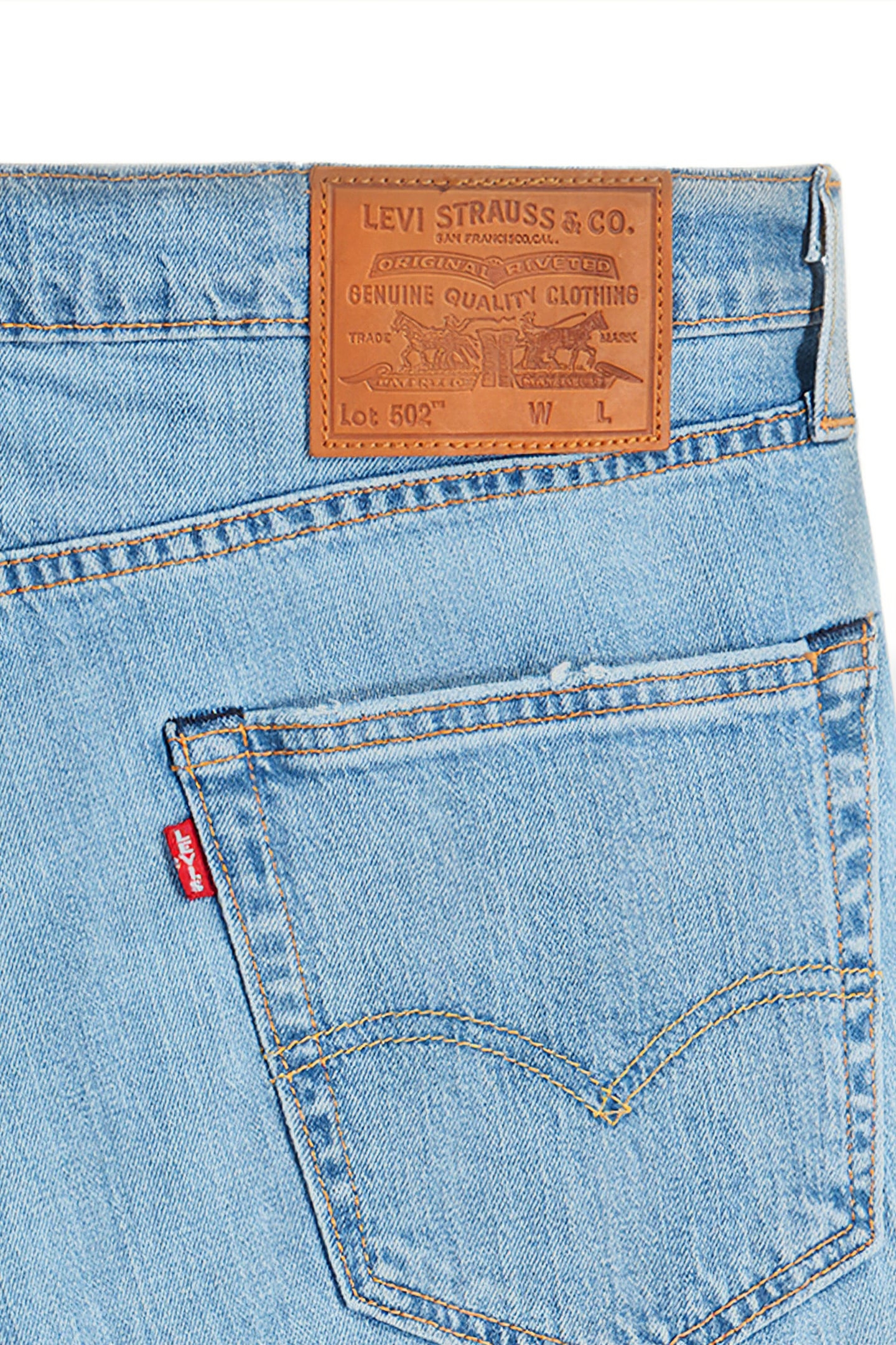502 STRAIGHT JEANS BLUE 8