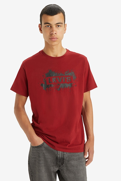 SS PRINTED T-SHIRT RED 4