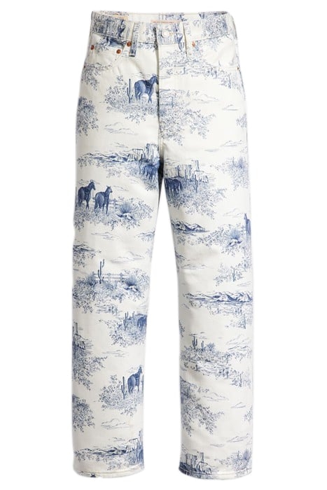 RIBCAGE STRAIGHT JEANS PANT WHITE 3