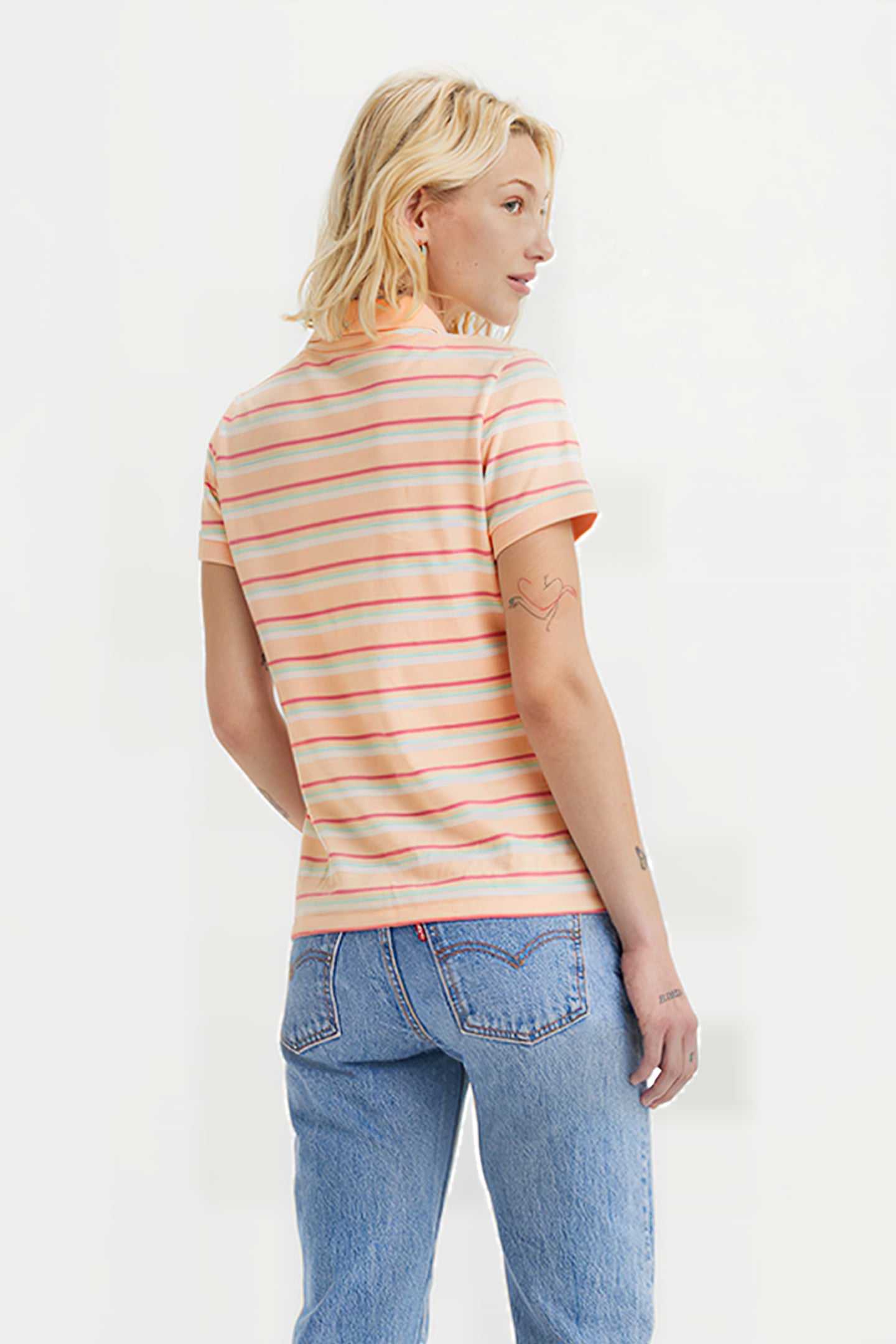 LEVIS POLO SHIRT PINK 2