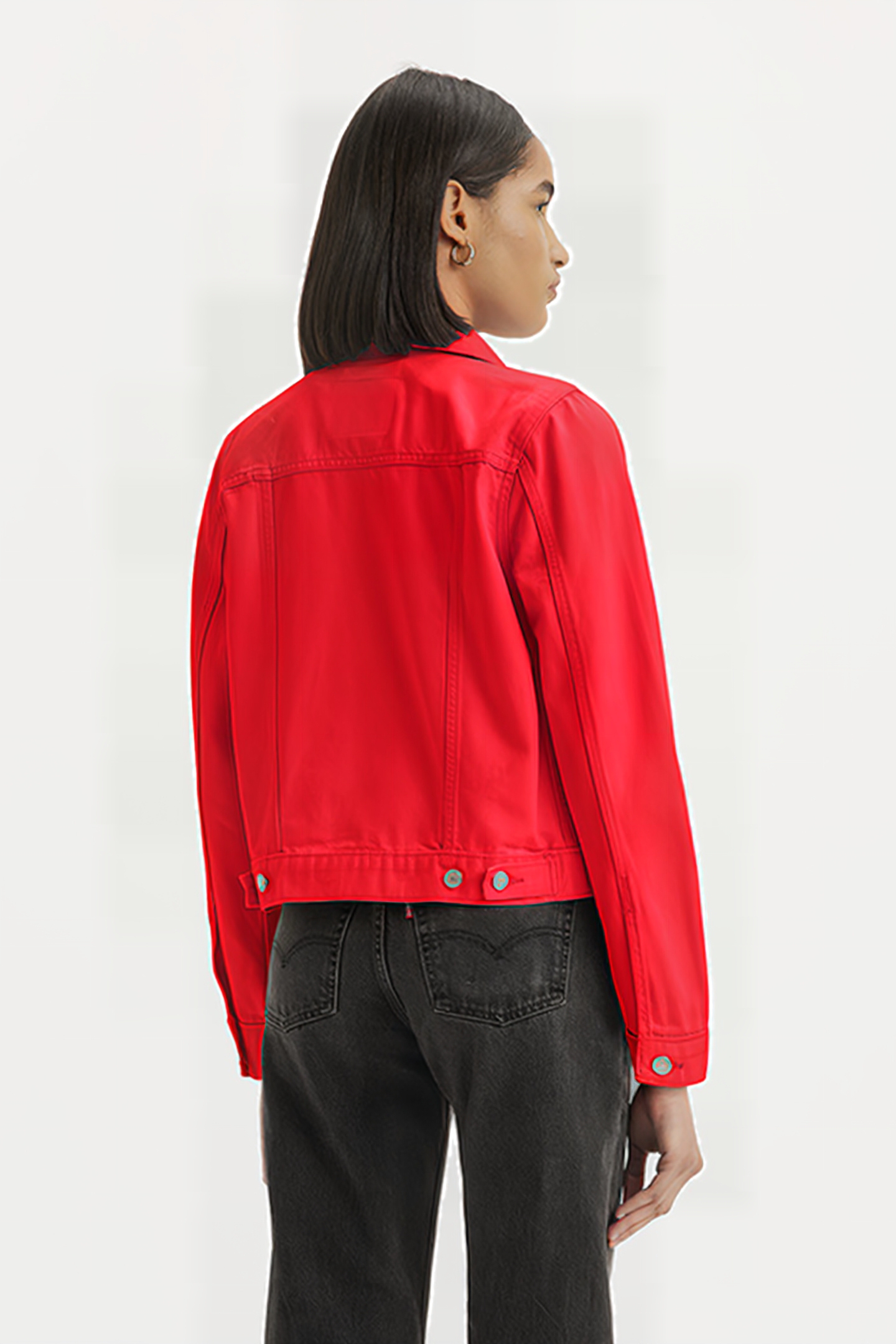 ORIGINAL DENIM JACKET RED 2