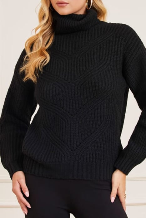 MICHELLE HIGH NECK S JET BLACK A996 5