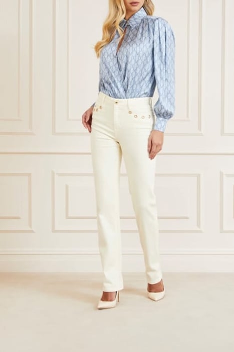 STRAIGHT LETIZIA WHI PALE PEARL MULTI 6