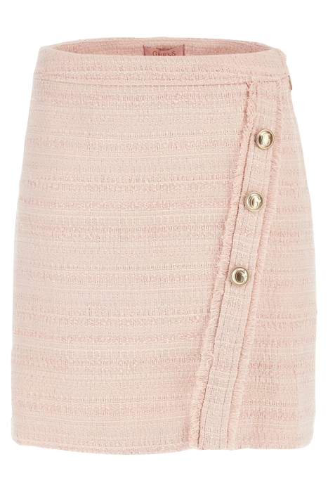 TOSCA TWEED SKIRT PINK BOUCLE COMBO 4