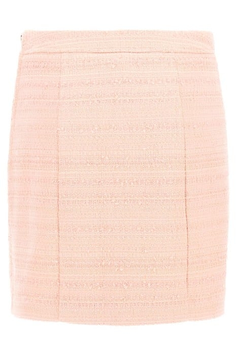 TOSCA TWEED SKIRT PINK BOUCLE COMBO 5