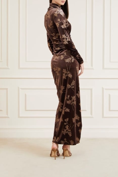 ANGELICA TABITHA MAX COLD BREW MAXI DRESS MULTI 2