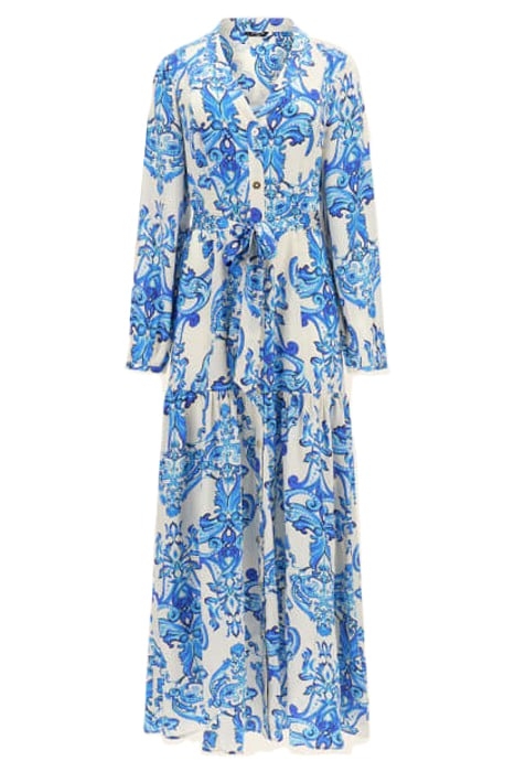 NOMAD MAXI DRESS BLUE NOTE 3