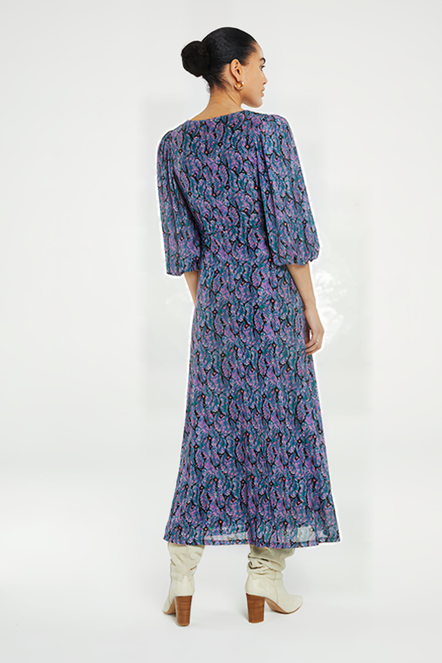 WELMA DRESS ANTRA/POPPY PURPLE 2