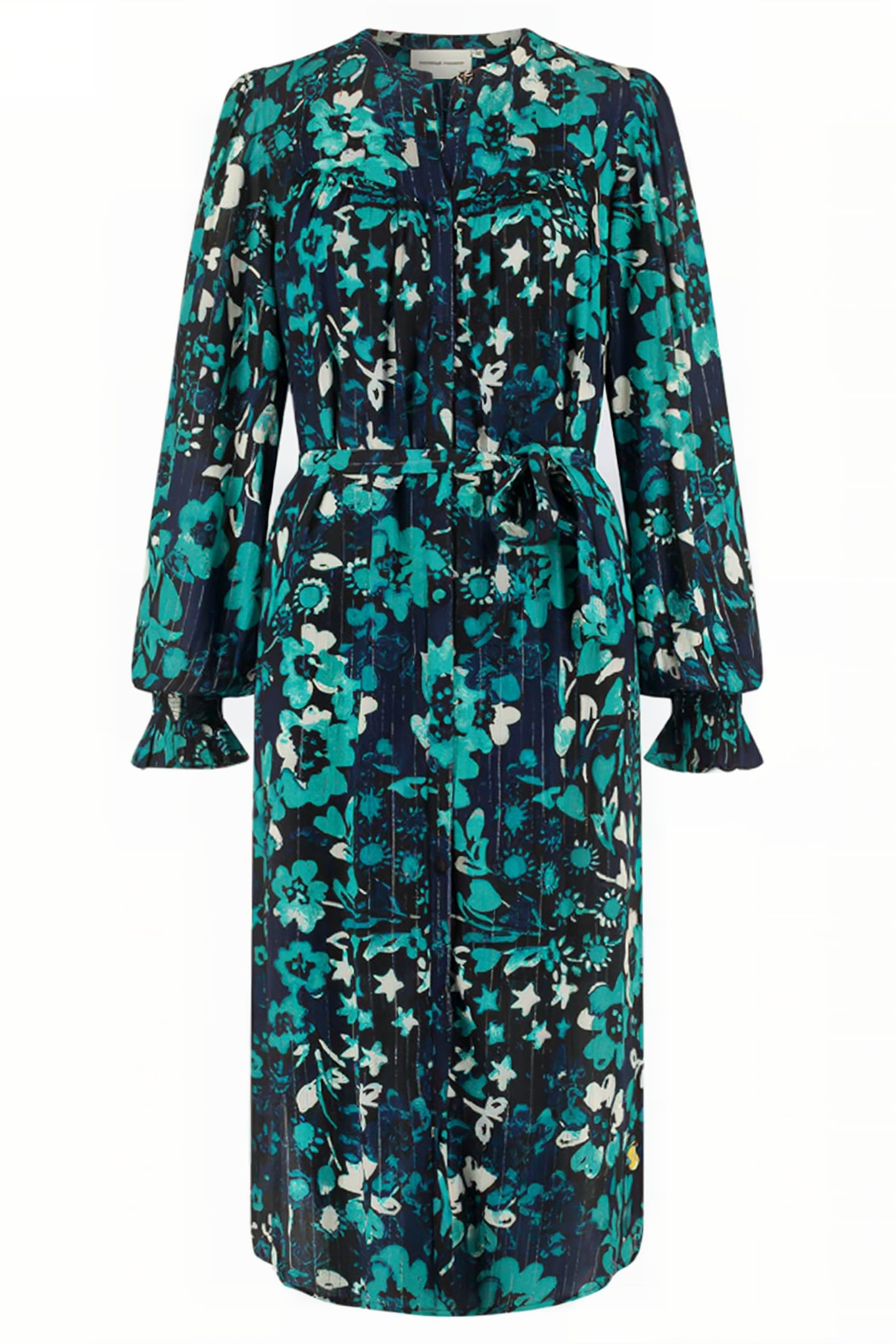 WILLOW DRESS BLACK/KEEP IT TEAL 3