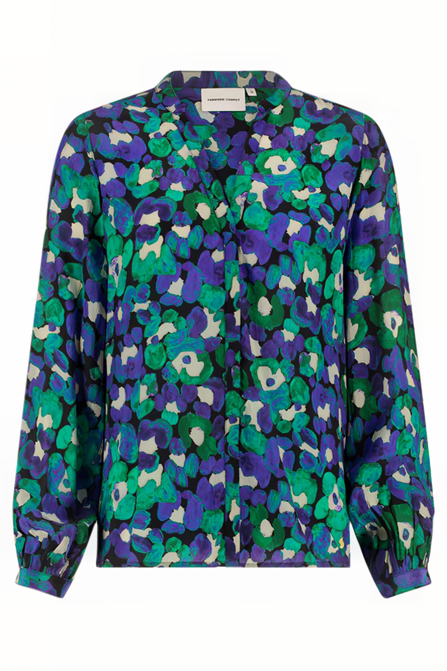 FRIDA BLOUSE GREEN ENVY/POPPY PUR 3