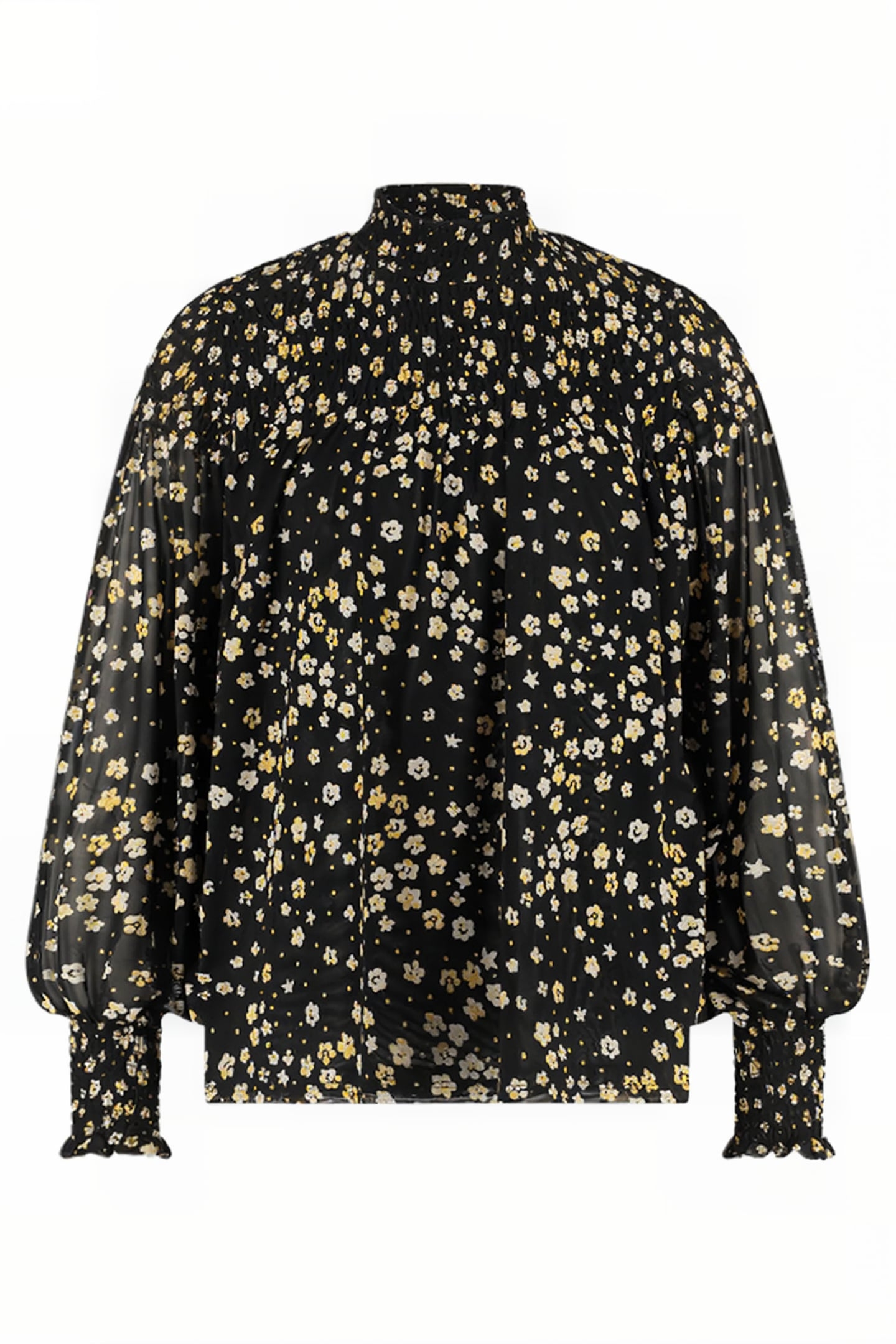 MILA TOP BLACK/DIJON YELLOW 3
